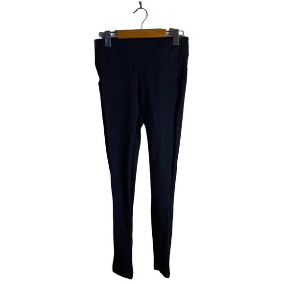 Zara Women's Navy Double Side Zip Legging Pant - Picture 1 of 7